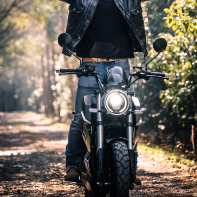 VMoto TC Wanderer Pro – Moto électrique 125cc | 90 km/h | 110 km autonomie | Scrambler