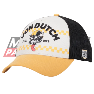Casquette Trucker Von Dutch WIG | Jaune & Noir | Style Vintage Casquette Trucker Von Dutch WIG | Jaune & Noir | Style Vintage