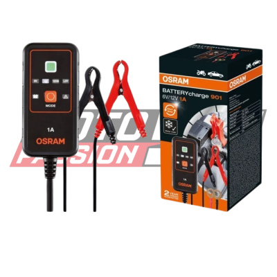 Chargeur Mainteneur de Batterie OSRAM 901 | 6V & 12V Lithium/AGM Chargeur Mainteneur de Batterie OSRAM 901 | 6V & 12V Lithium/AGM