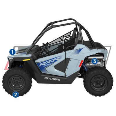 Polaris RZR 200 EFI SSV jeunesse