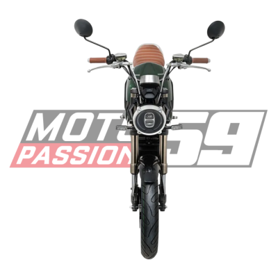 VMoto TC – Café Racer électrique 50cc | 65 km autonomie | 45 km/h | Dès 14 ans